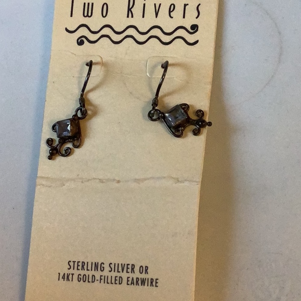 Two Rivers earrings. - Picture 3 of 4